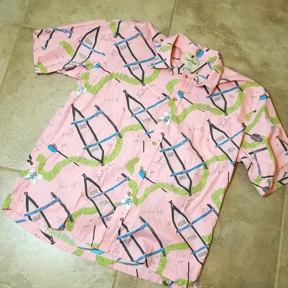 Men's Cooke Street *rare print* Hawaiian shirt - Picture 3 of 5